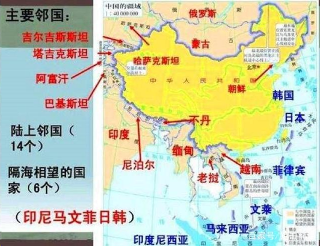 中国邻国